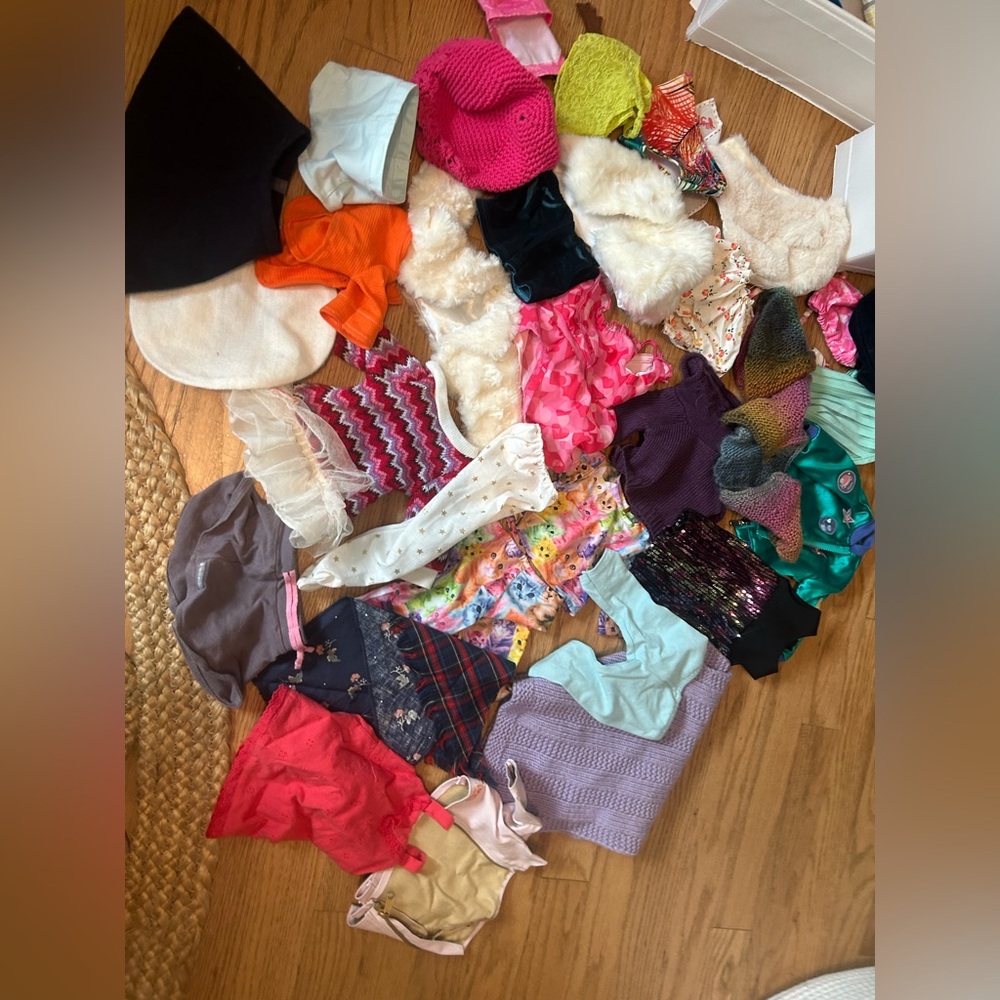 American girl doll clothing assortment